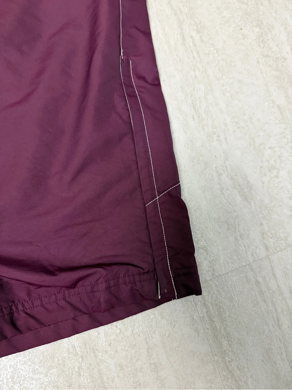 Under Armour athletic pants burgundy white size large